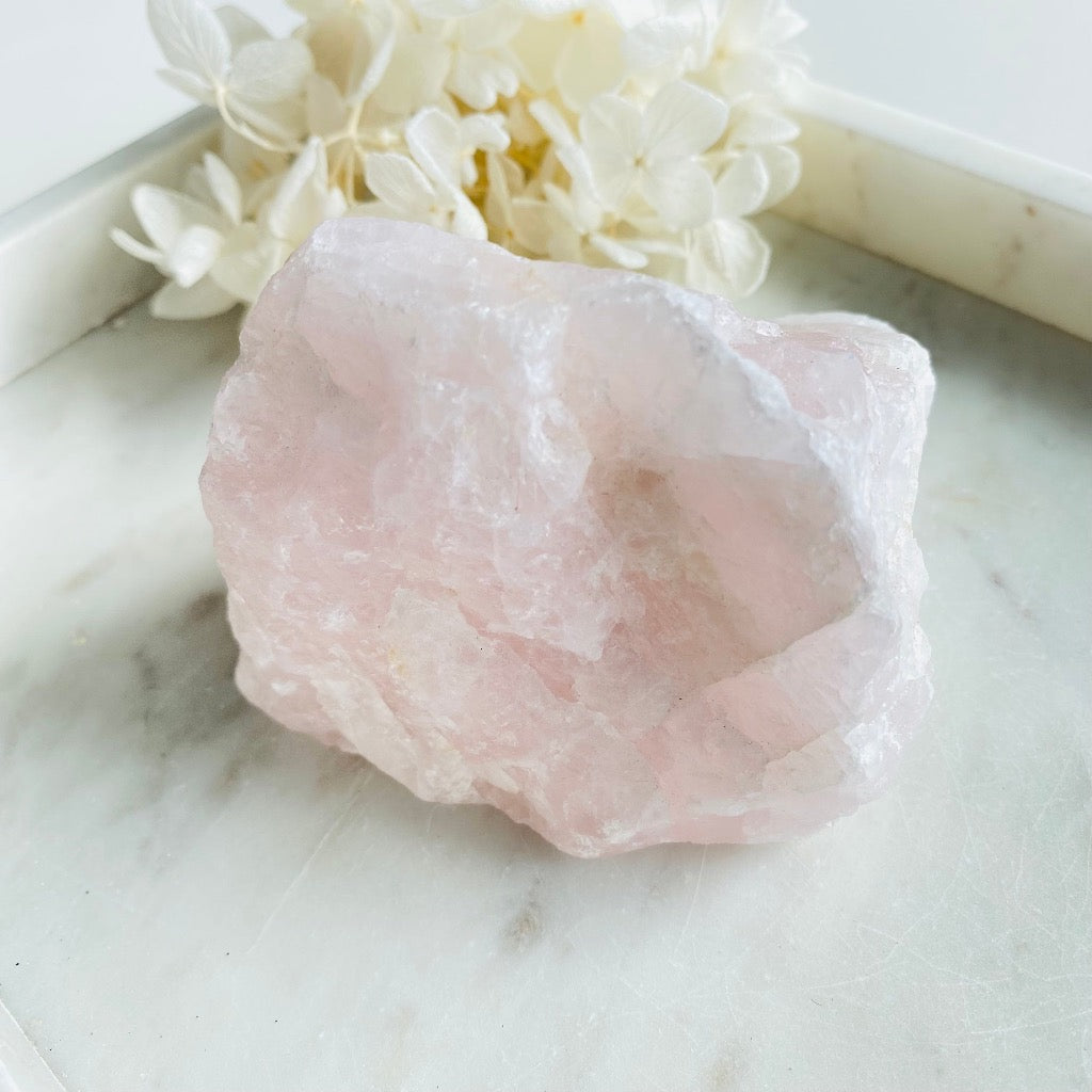 Rose Quartz Crystal Large