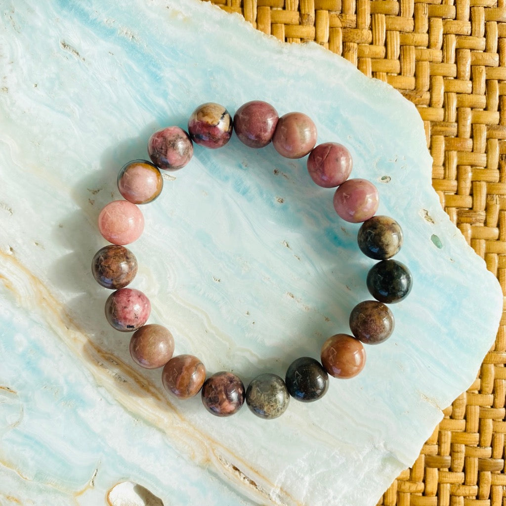 Rhodonite bracelet Australia