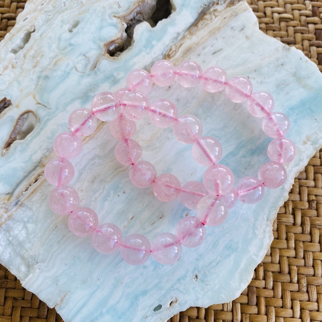 Rose Quartz Crystal Bracelets