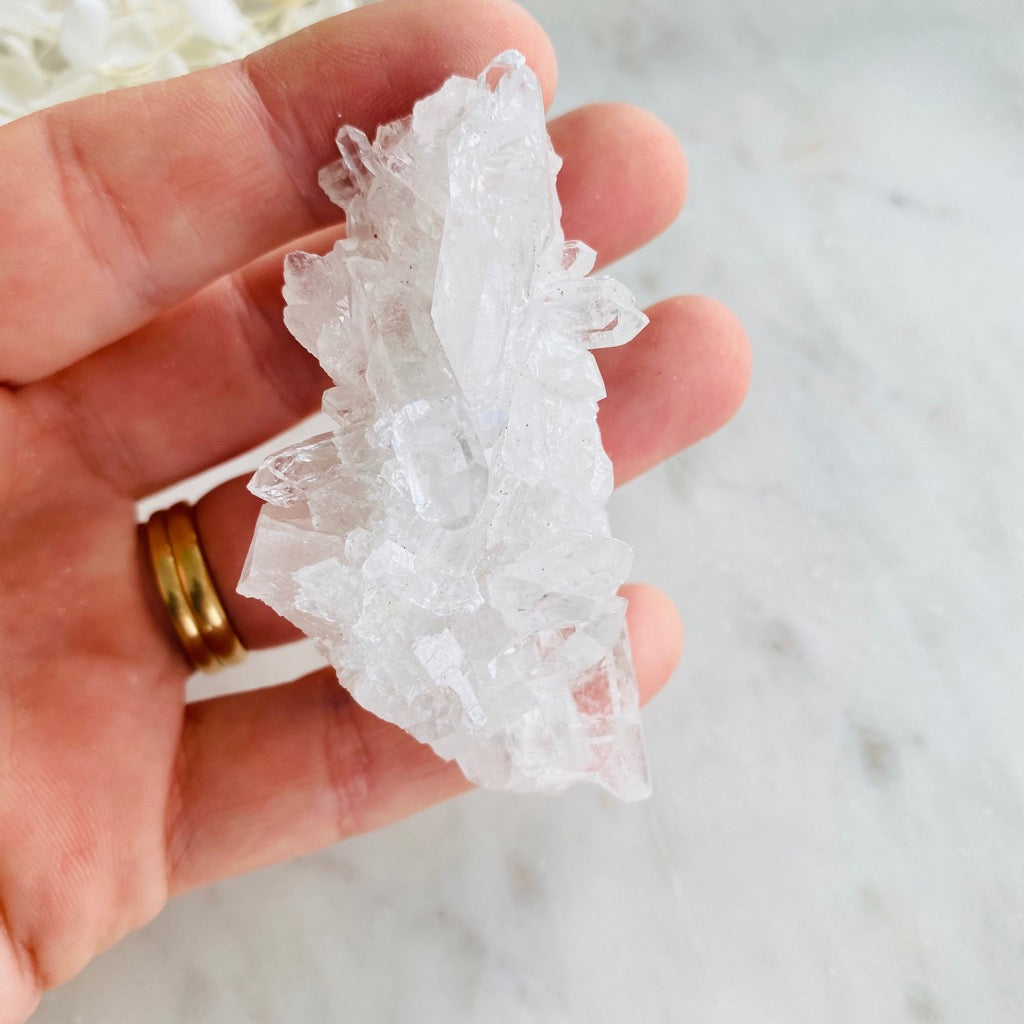 Clear quartz crystal clusters Australia 