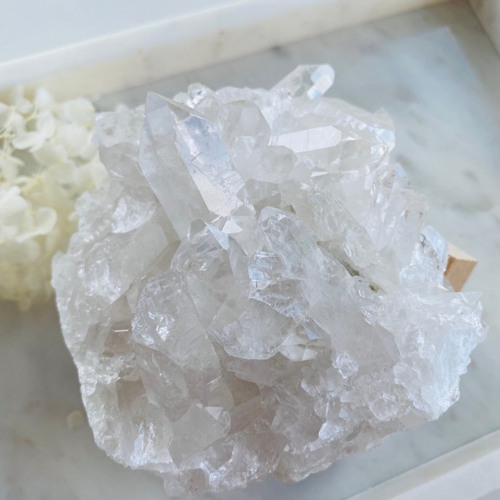 Clear Quartz Crystal Clusters Australia