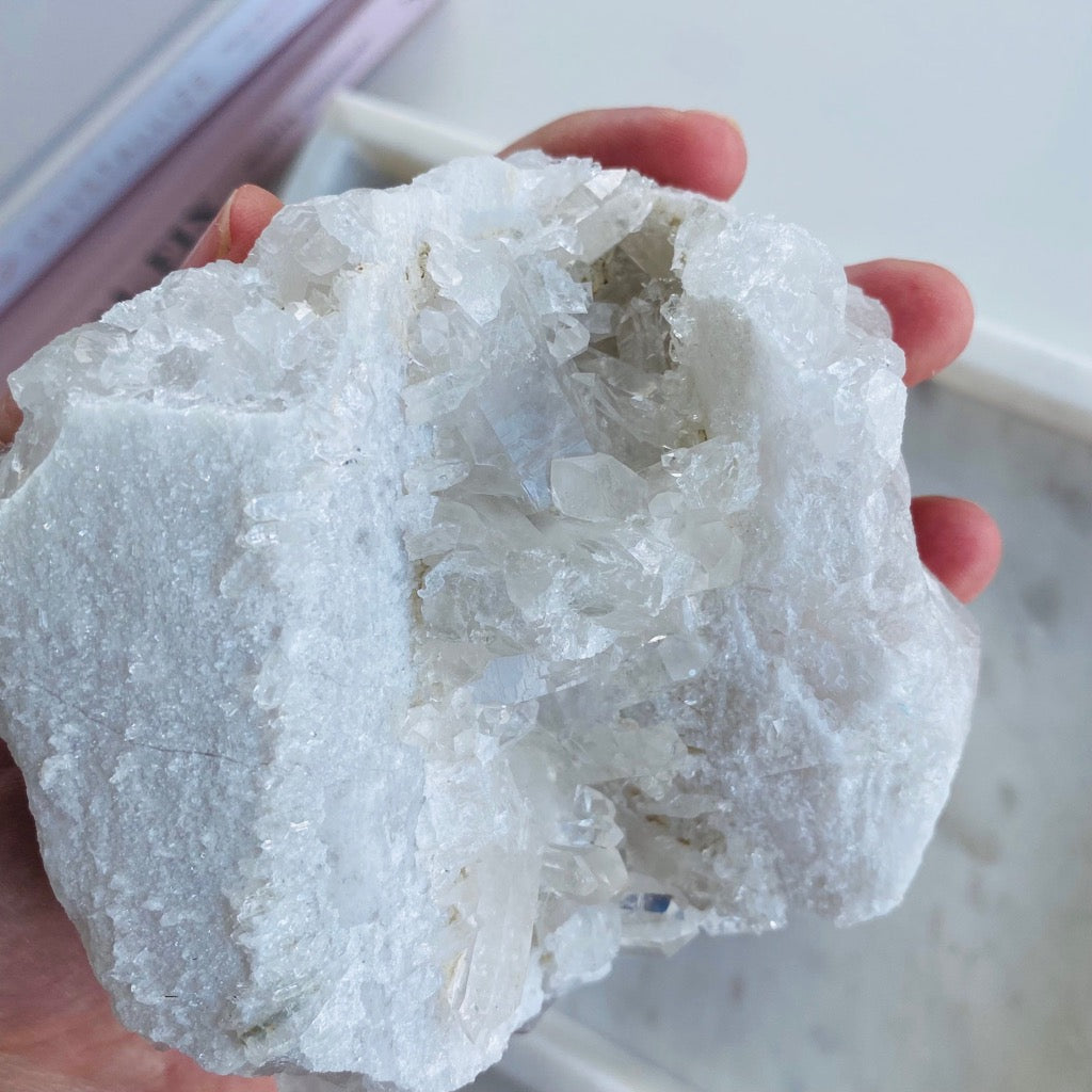 360 degree clear quartz cluster Australia