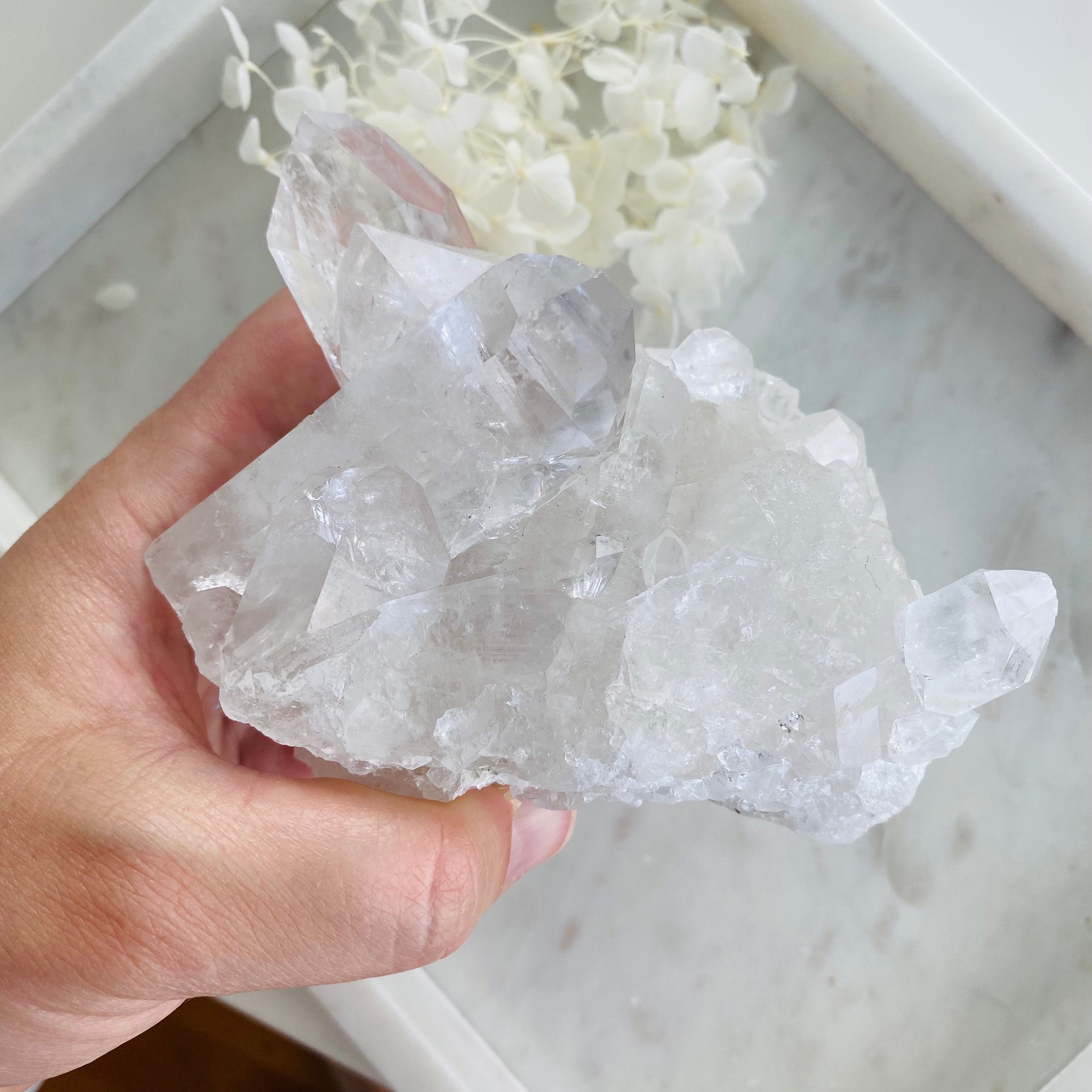 Large Clear Quartz Clusters Australia