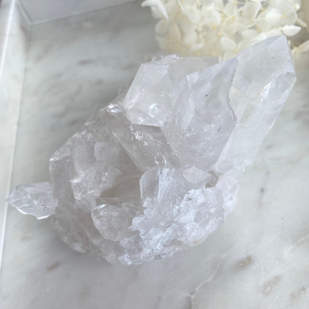 Clear quartz crystal clusters Australia