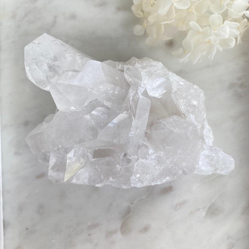 Clear Quartz Q1A clusters crystals Australia 