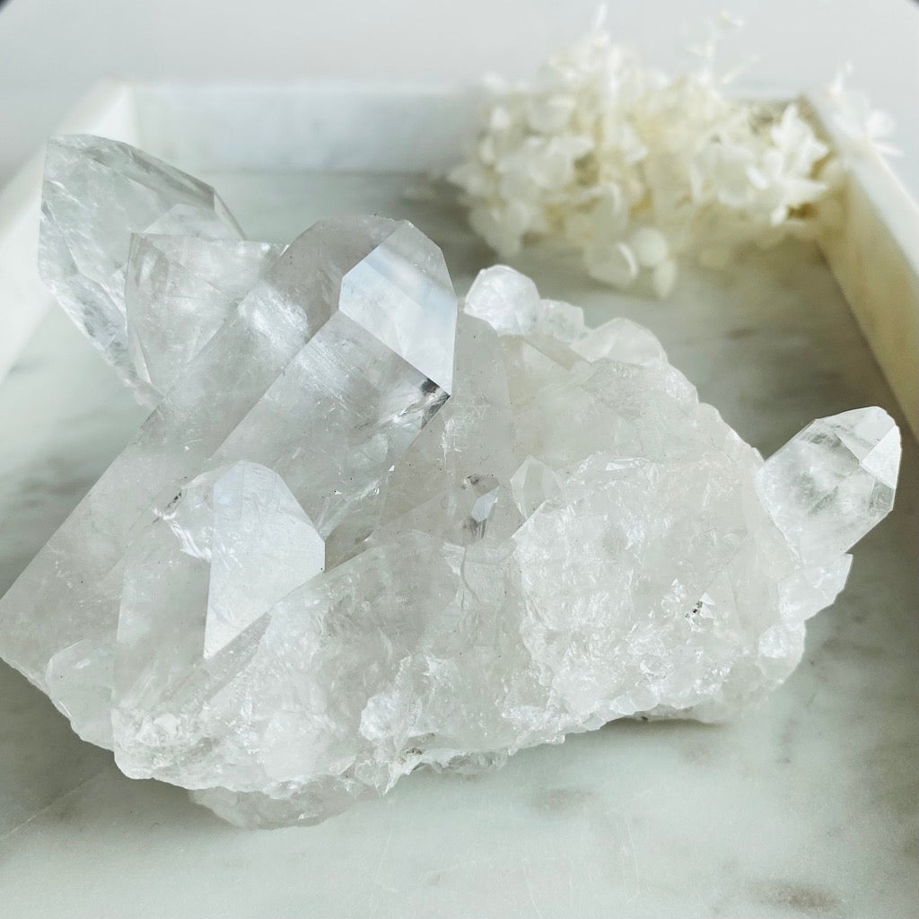 Clear Quartz Large Crystal Clusters Australia