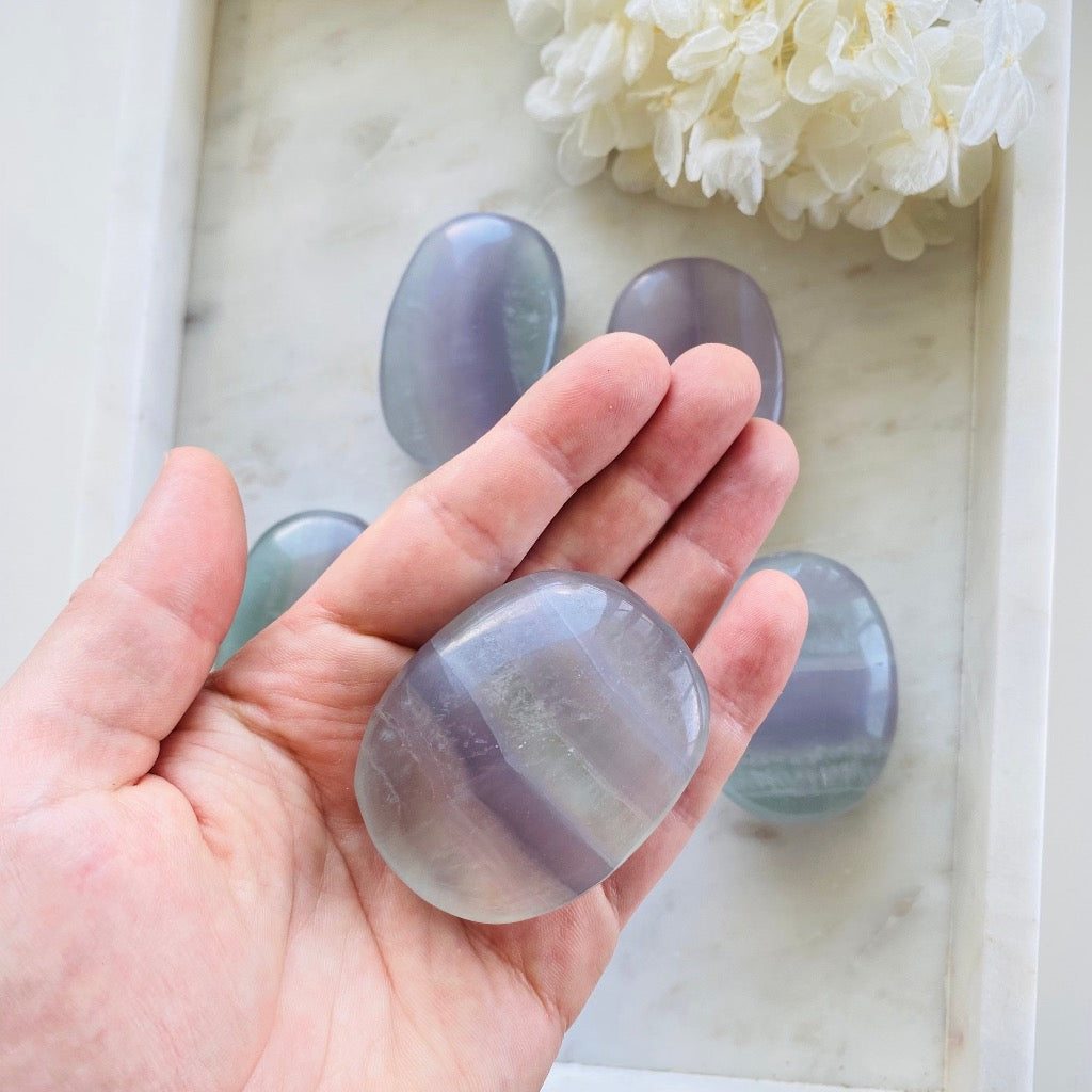 Fluorite Palm Stones Australia