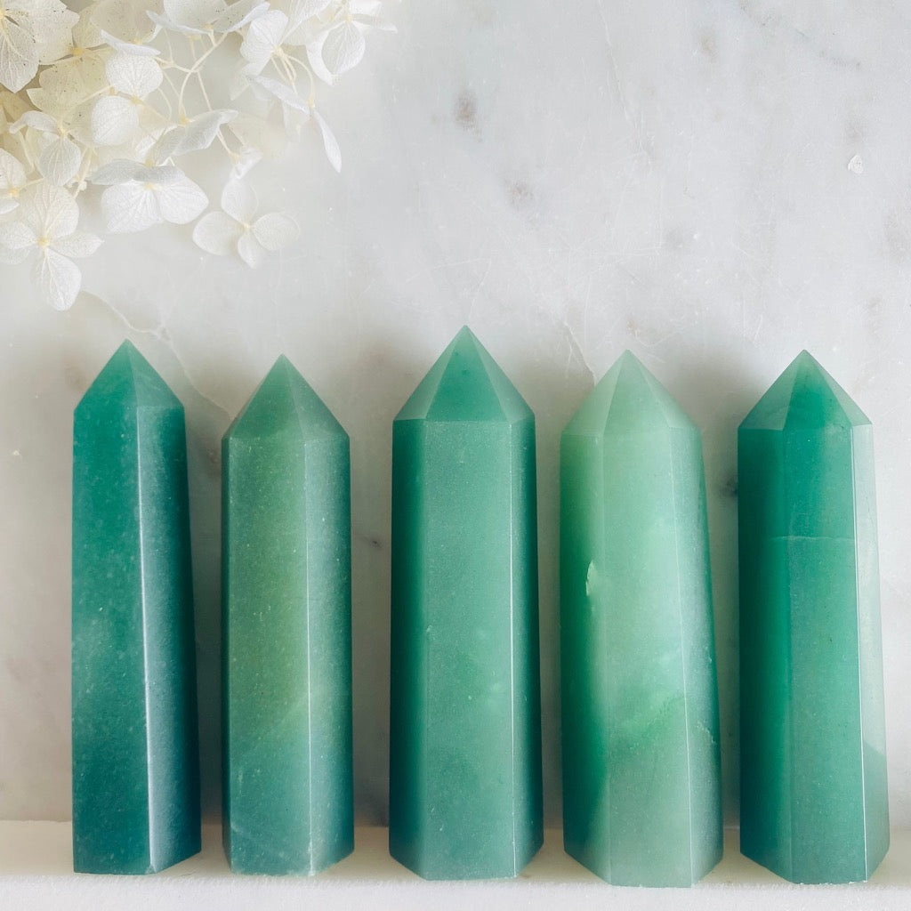 Green Aventurine Crystal Towers Australia