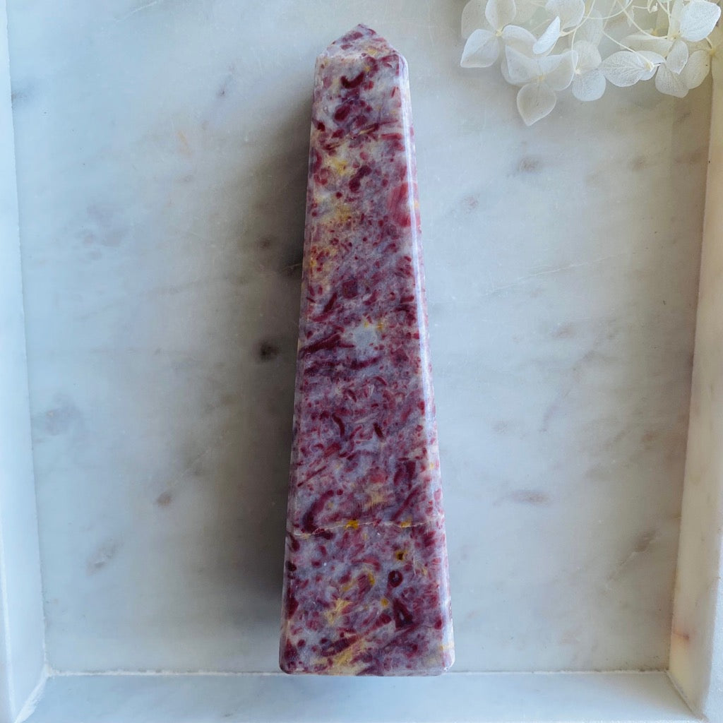 Pink Stone Obelisk