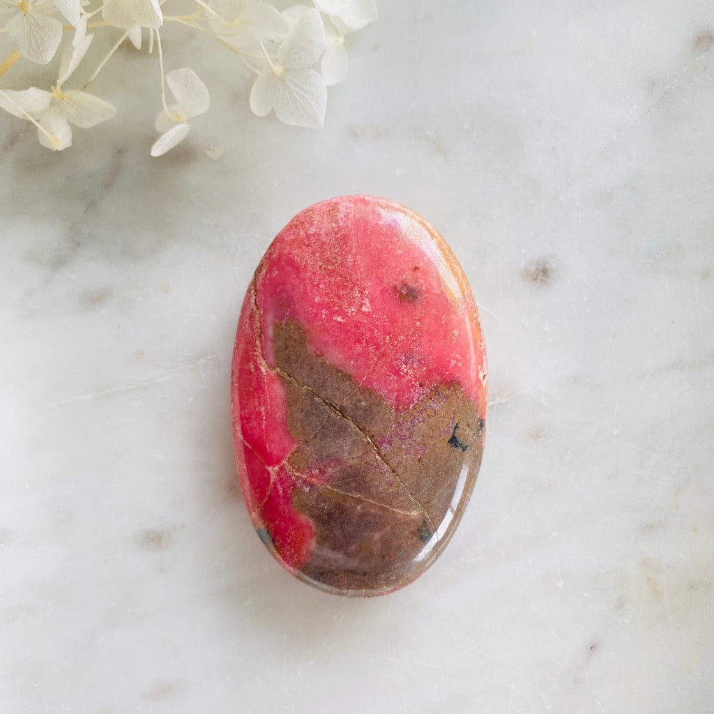 Palm Stone Rhodonite Australia