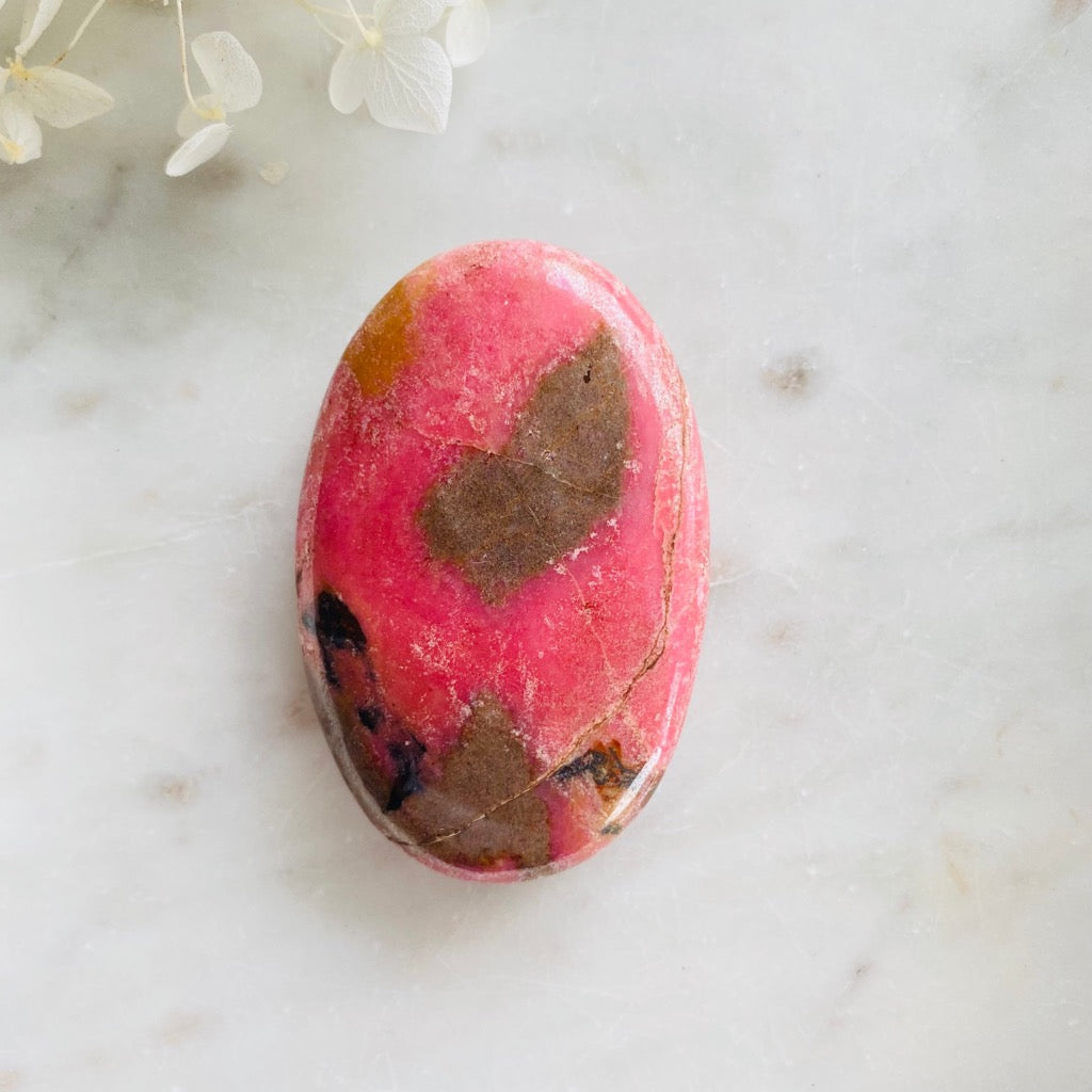 Palm Stone Rhodonite Australia