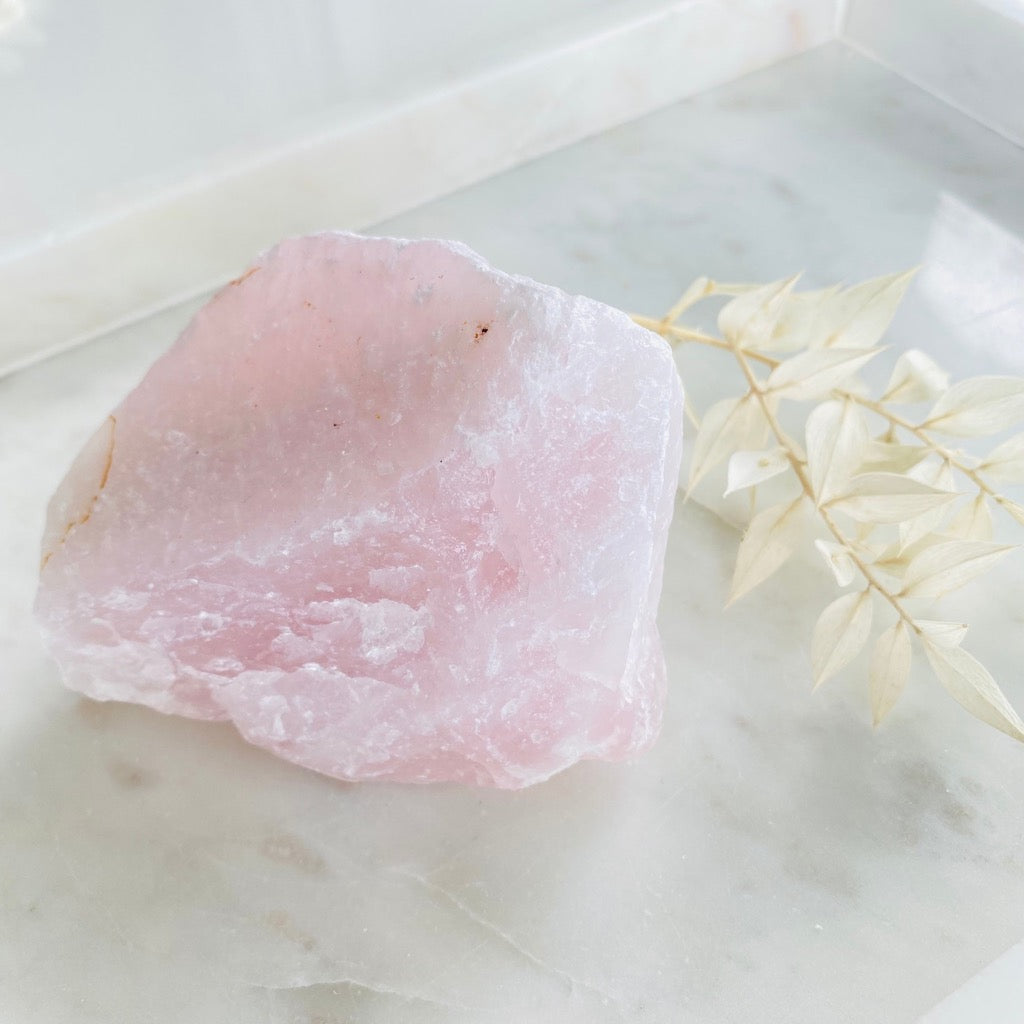 Rose Quartz Natural Raw Crystals Australia