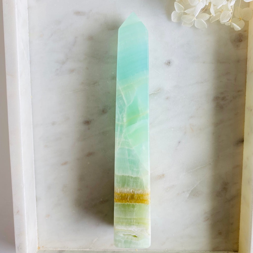 Sea Green Calcite Tall Tower Australia