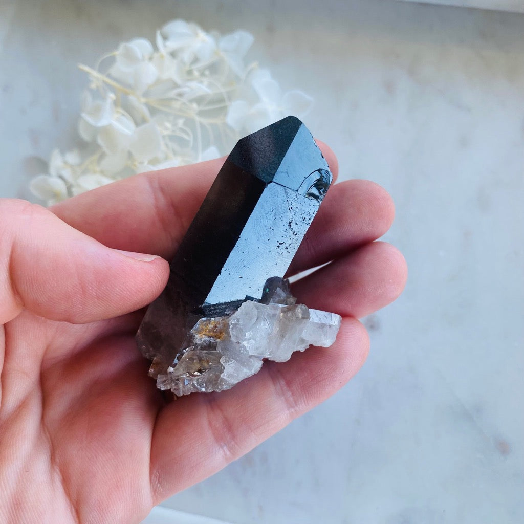 Smoky quartz crystal Australia