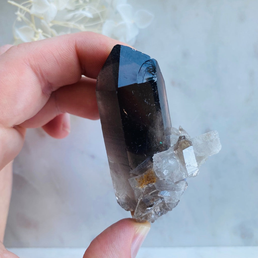 Smoky quartz crystal Australia