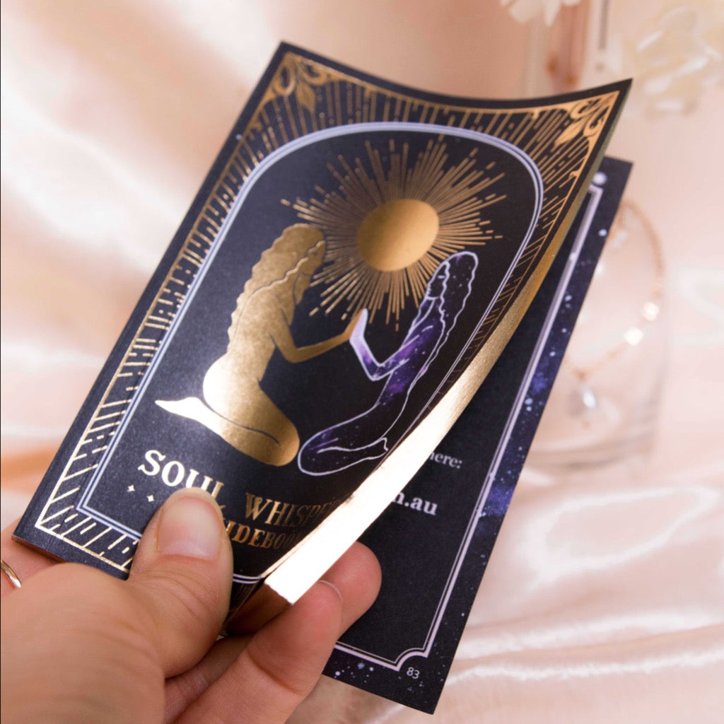 Gold and Black Angel Card Deck Australia